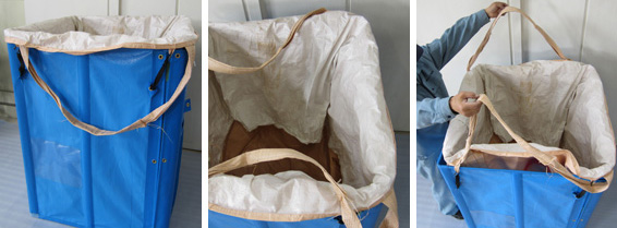 コンテナースタンド、コンテナーバッグ